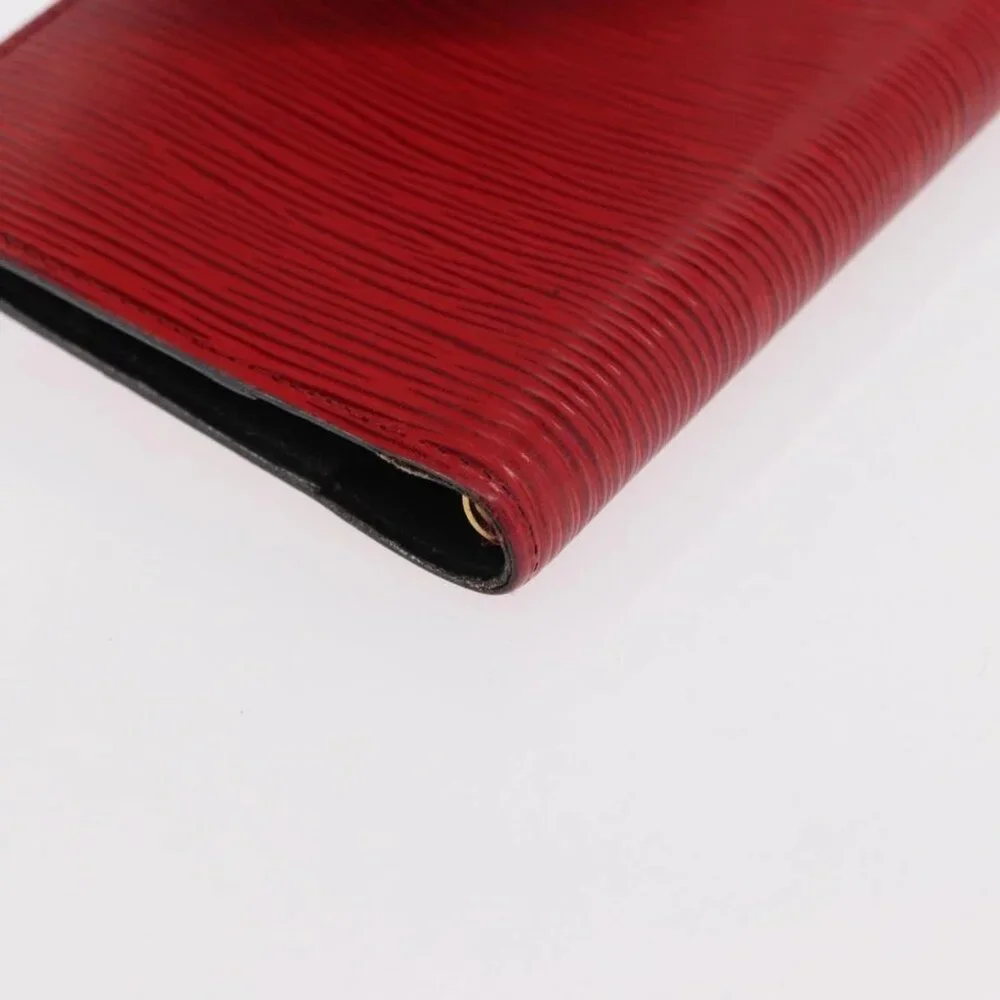 LOUIS VUITTON Epi Agenda PM Day Planner Cover Red